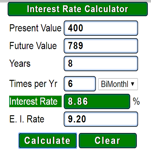 Interest Rate Calculator Screenshot 3