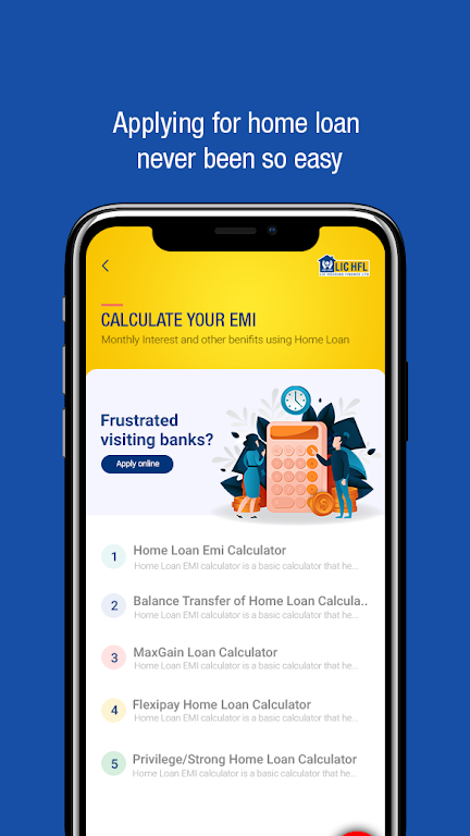 LIC HFL Home Loans Screenshot 2 