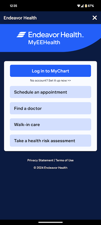 MyEEHealth Screenshot 1