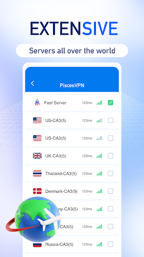 PiscesVPN-Fast Safe VPN Screenshot 2 