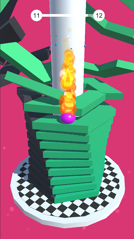 Ball Move Top: 8 Free Game Stack Shooting Ball Mod Screenshot 3