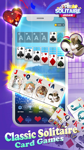 Solitaire  JigSaw Screenshot 1 