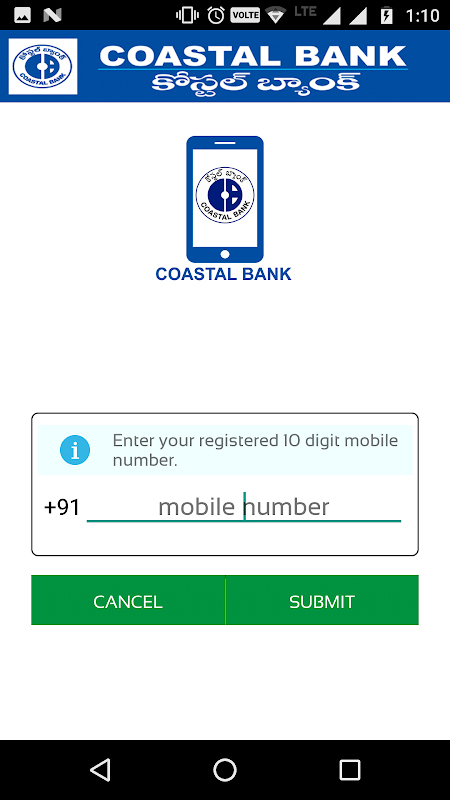 Coastal Bank Mobile Banking Screenshot 1