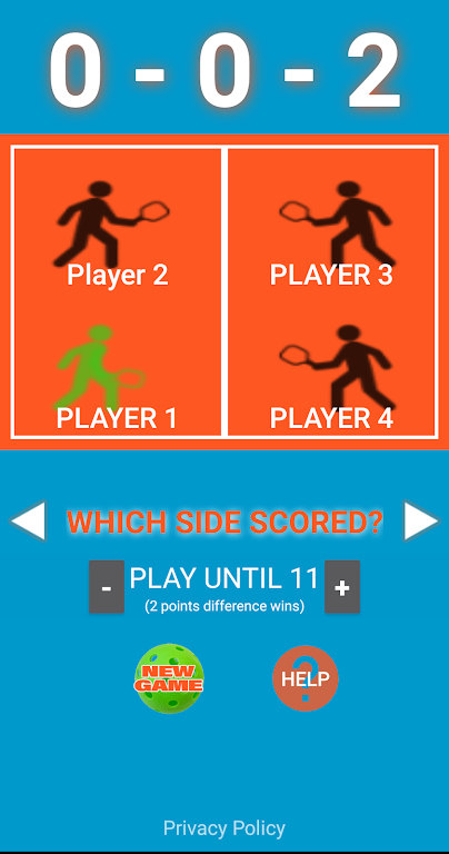 Pickleball Score Keeper Screenshot 2 