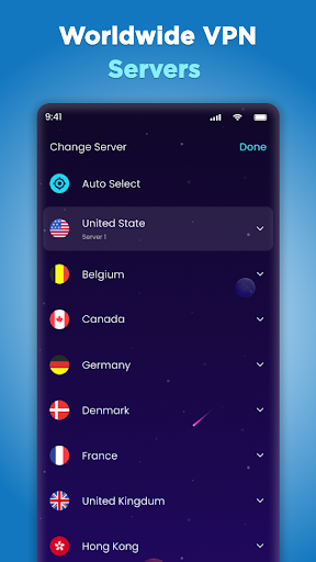 GeoVPN: Secure & Fast VPN Screenshot 1 