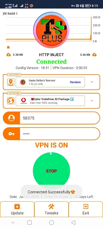 T PLUS VPN Screenshot 3 