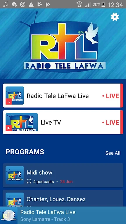 Radio Tele LaFwa Screenshot 2 