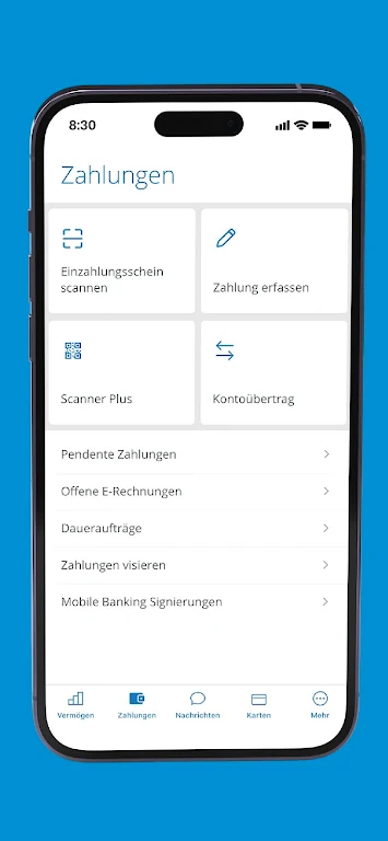 ZugerKB Mobile Banking Screenshot 4 