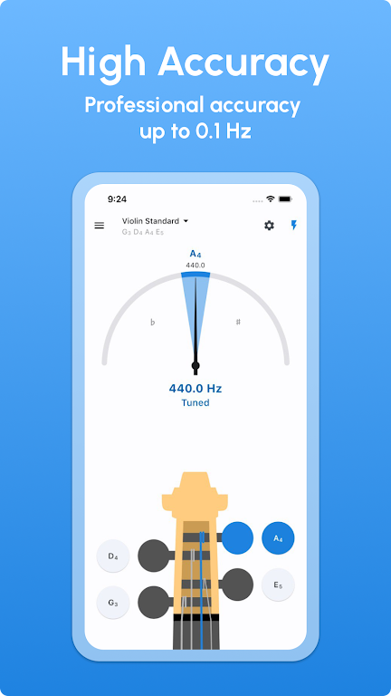Violin Tuner - LikeTones Screenshot 3