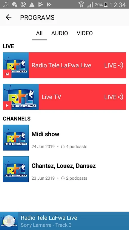 Radio Tele LaFwa Screenshot 4