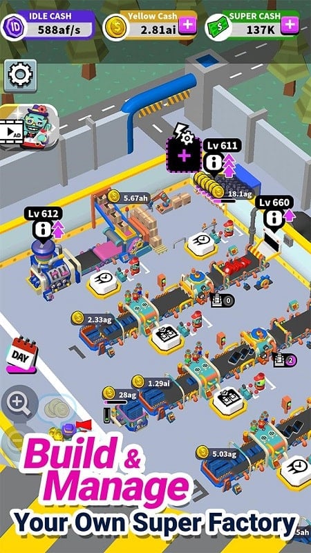 Idle Super Factory Screenshot 3 