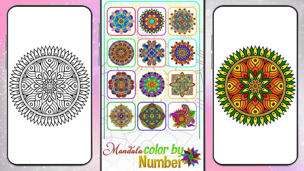 Mandala Color by Number Book Mod Screenshot 2 