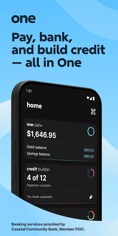 One - Mobile Banking Screenshot 1 