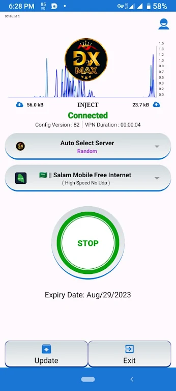 DX MAX VPN Screenshot 2