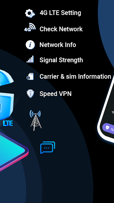 Speed VPN - 4G Wifi Network Screenshot 1