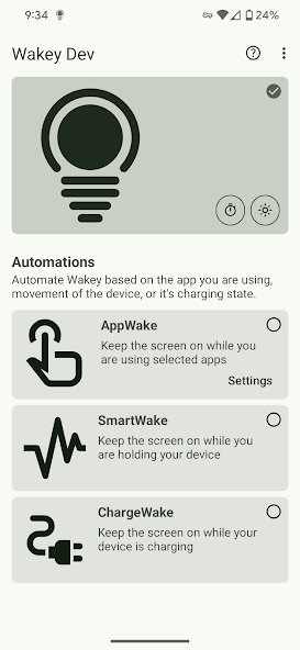 Wakey: Keep Screen On Mod Screenshot 2 