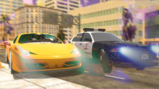 Crime Cars Mafia Street Driver War: Gangster Games Screenshot 1