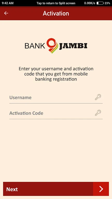 Bank Jambi Mobile Screenshot 2