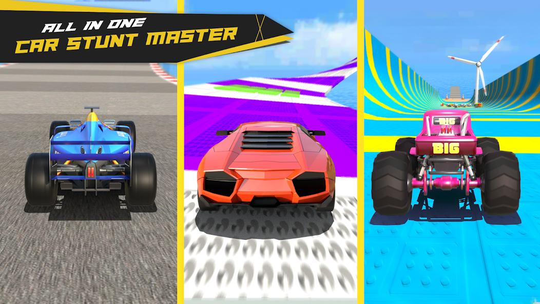 GT Car Stunt 3D: Car Driving Mod Screenshot 2