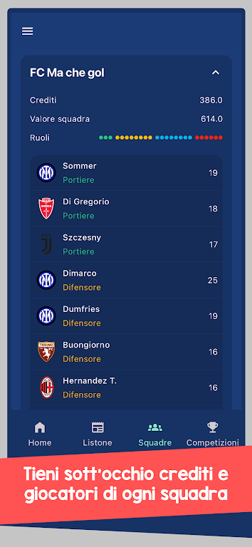 Gestore Asta Fantacalcio Screenshot 3 