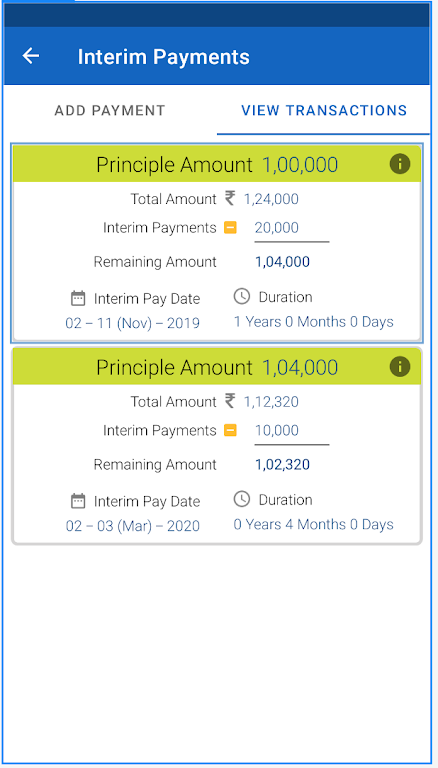 Village Interest Calculator Screenshot 4