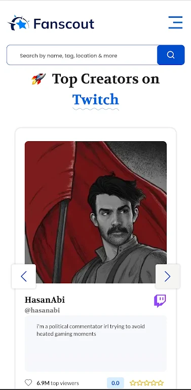 Fanscout - Creator Search Screenshot 4