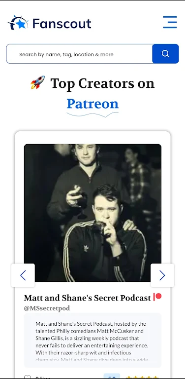Fanscout - Creator Search Screenshot 3 