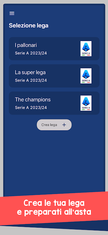 Gestore Asta Fantacalcio Screenshot 4 