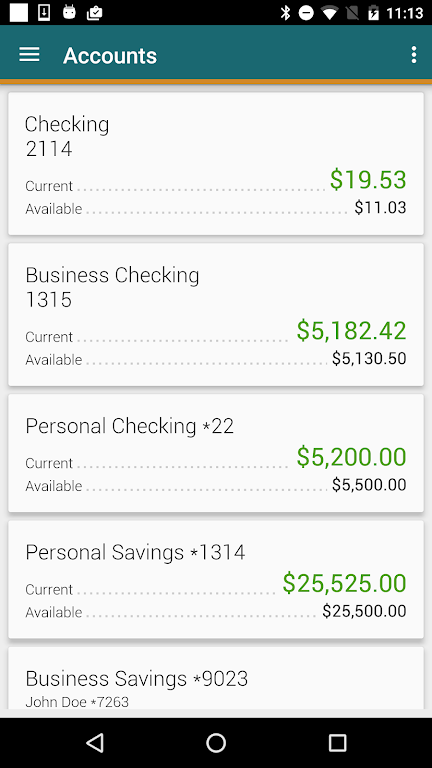 Horizon Mobile Banking Screenshot 1 