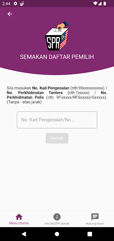 MySPR Semak Screenshot 3