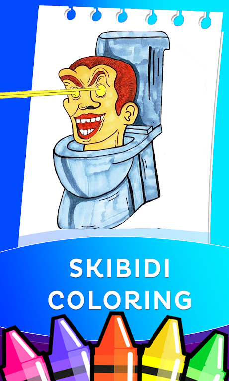 Toilet Coloring pages Screenshot 2 