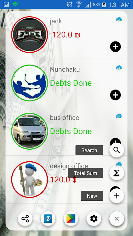 AO Debt Manager Screenshot 2