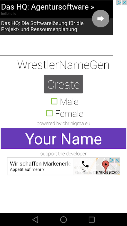 Wrestler Name Generator Screenshot 3 