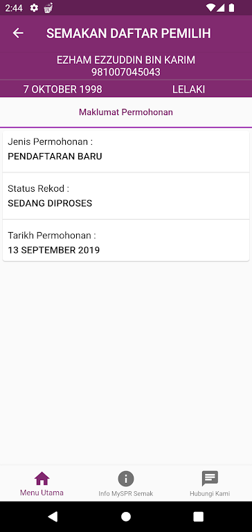 MySPR Semak Screenshot 4 