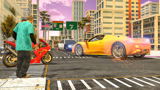 Crime Cars Mafia Street Driver War: Gangster Games Screenshot 3