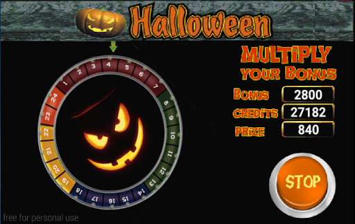 Slot Machine Halloween Lite Screenshot 2 