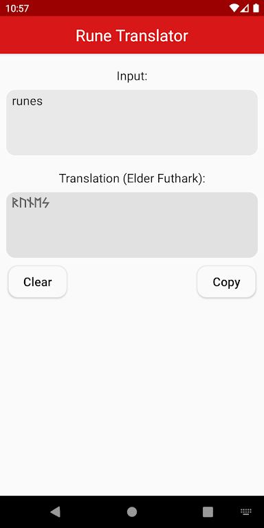 Rune Translator - Write Runic Screenshot 1 