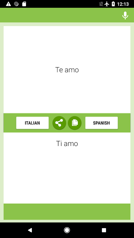 Italian-Spanish Translator Screenshot 2