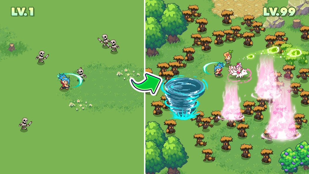 Guardian War: Pixel Rumble RPG Mod Screenshot 1 