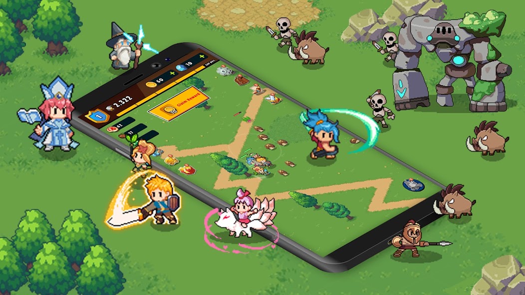 Guardian War: Pixel Rumble RPG Mod Screenshot 4 