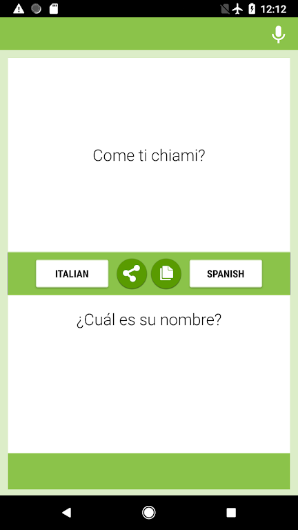 Italian-Spanish Translator Screenshot 1 