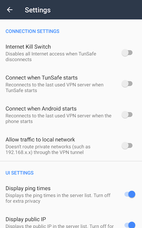 TunSafe VPN Screenshot 3 