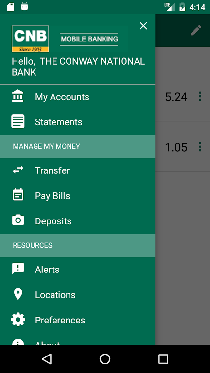 Conway National Bank Mobile Screenshot 3