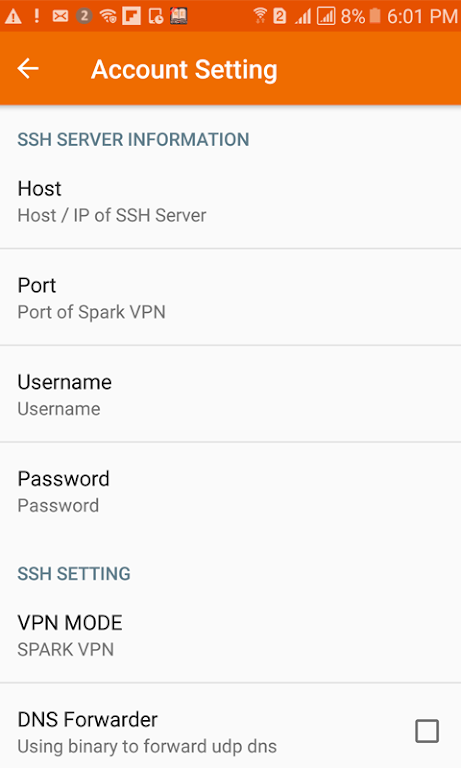 Spark VPN mod Screenshot 2 