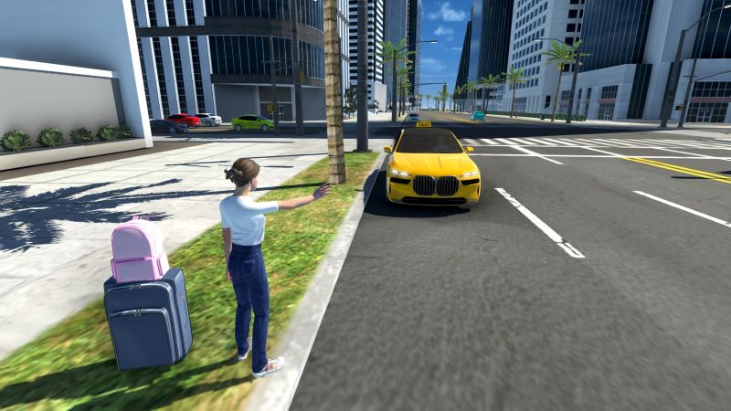 Taxi Driver: City Driving SIM Screenshot 2