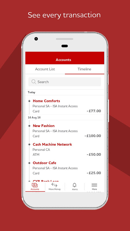 Clydesdale Bank Mobile Banking Screenshot 1