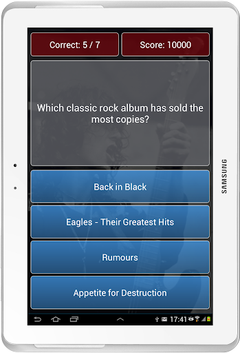 Classic Rock Quiz Screenshot 3