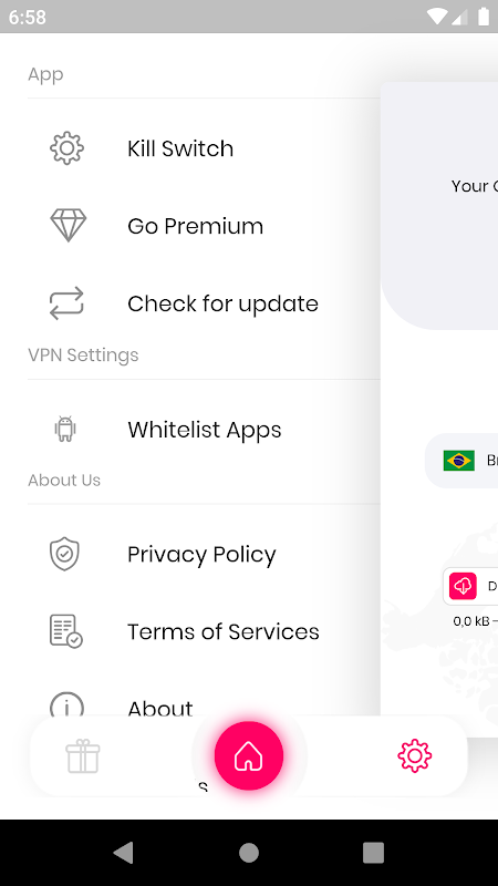 Nekla VPN - Free VPN Proxy Server & Fast VPN Screenshot 1