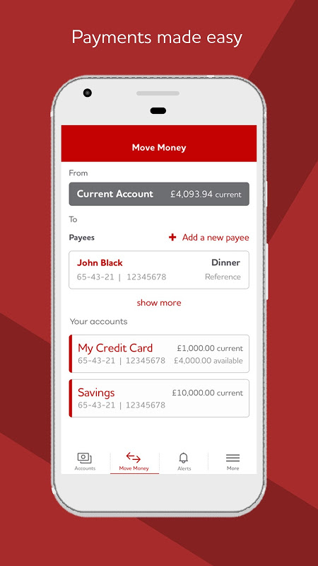 Clydesdale Bank Mobile Banking Screenshot 3