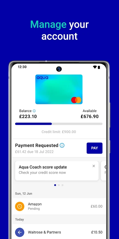 Aqua credit card Screenshot 2 